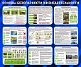 Стенд "БЕЗОПАСНОСТЬ ЖИЗНЕДЕЯТЕЛЬНОСТИ" 1,2*1м арт. 5372