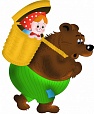 Пластиковая фигура  МЕДВЕДЬ 1*0,81м  арт.1257