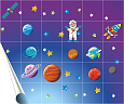 Игровое поле Космос 0,75*0,75м арт.ОБ406