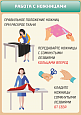 Информационный стенд "Работа с ножницами" 60х85см арт.Ш1507