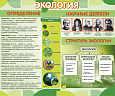 Обучающий информационный стенд в кабинет биологии "ЭКОЛОГИЯ: основные определения" 1,2*1м. арт.Ш1292